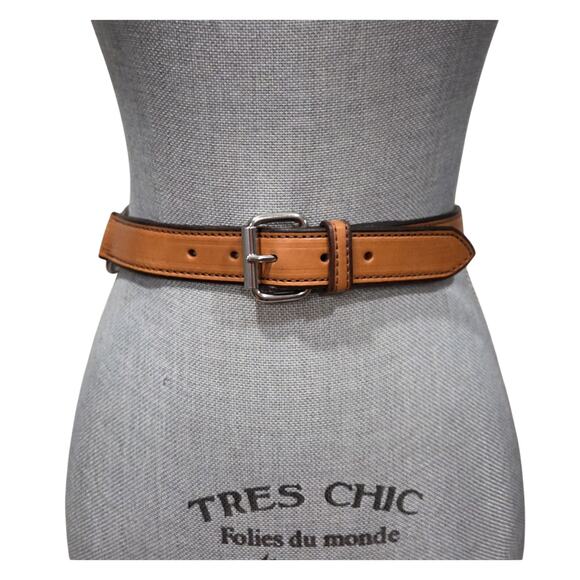 Classic Equestrian Leather Belt with Snaffle Bit Hardware main image 9